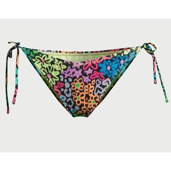 No Boundaries Juniors’ Glowing Doodles Bikini M (7-9) New Bathing Suit - Picture 3 of 6